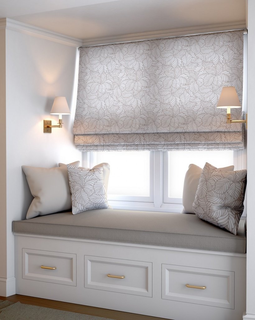 

Римская штора Jalux Скандинавский лист 0467/13 130x170 (коричневый)