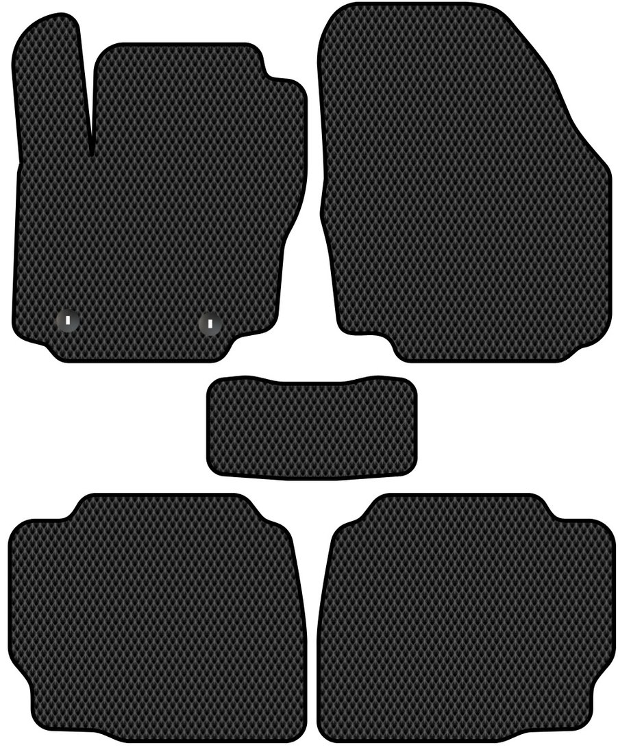 

Комплект ковриков для авто Alicosta Ford Mondeo IV (седан, лифтбек, универсал / BD, BE, BG) 2007 - 2015 (черный, ромб)