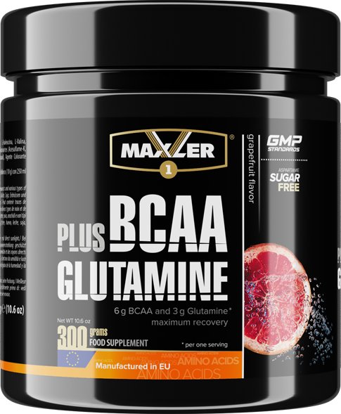 

BCAA Maxler BCAA+Glutamine (грейпфрут, 300 г)