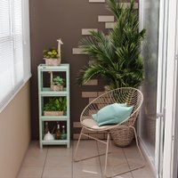 Стеллаж Sheffilton SHT-SS25-3 (пастельно-зеленый)