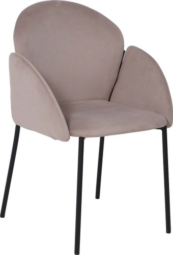 Стул Listvig Remi (капучино velutto 08/черный)
