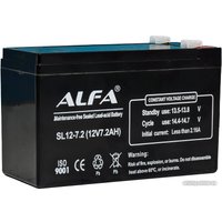 Аккумулятор для ИБП ALFA SL12-7.2 (12V-7.2Ah)