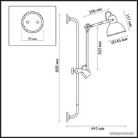 Бра Odeon Light Arta 4125/1WA