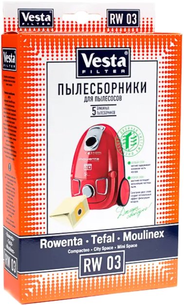 Комплект одноразовых мешков Vesta Filter RW 03
