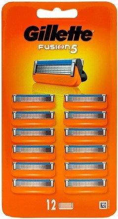 Сменные кассеты для бритья Gillette Fusion5 (12 шт) 7702018572601
