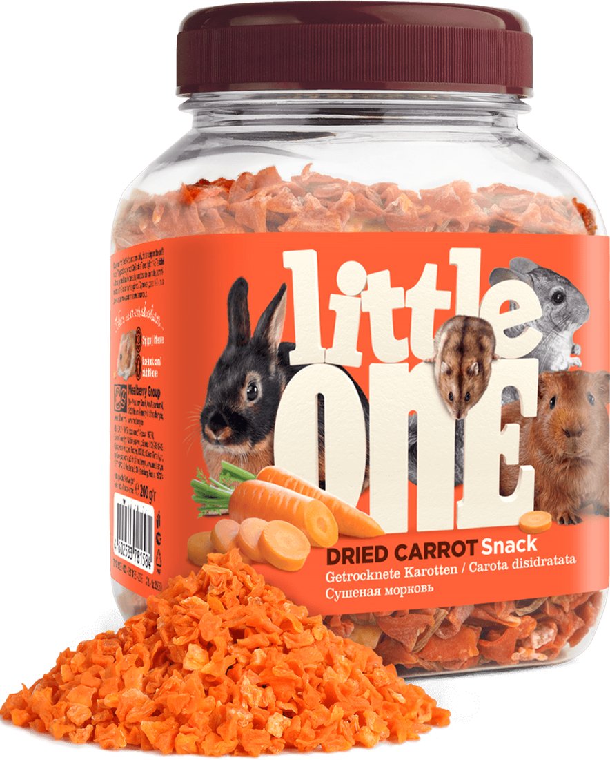 

Корм для грызунов Mealberry Little One Сушеная морковь 200 г