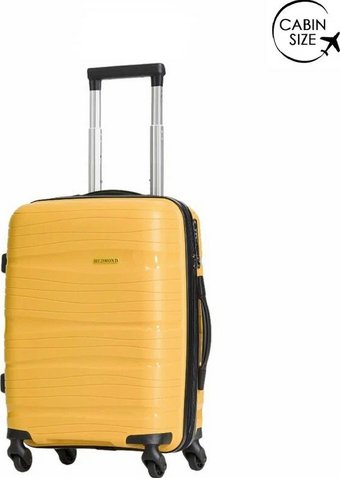 Чемодан-спиннер Redmond Neapol NP02 55 см (теплый желтый)