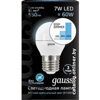 Светодиодная лампочка Gauss E27 7 Вт 4100 К [105102207-S]