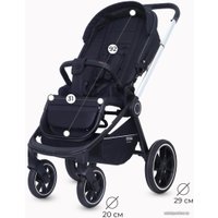 Универсальная коляска Rant MOWbaby Zoom PU (2 в 1, silver black)