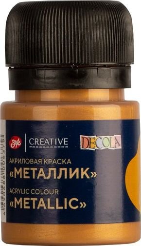 

Акриловая краска Невская палитра Декола 4926972 (20 мл, 972 золото ройял)