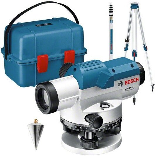 Оптический нивелир Bosch GOL 26 D Professional 0601068002 (кейс)