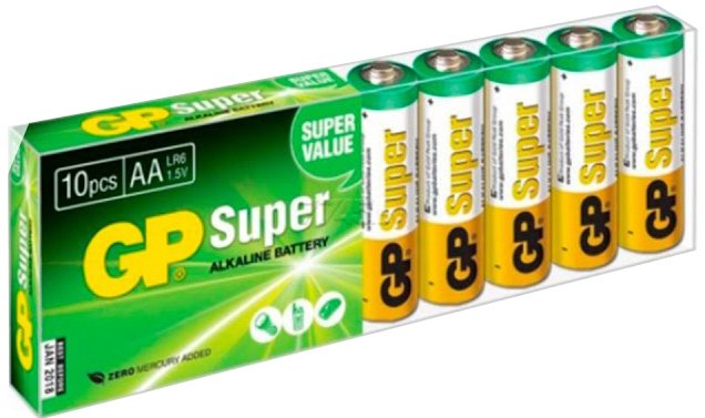 

Батарейка GP Super Alkaline AA 10 шт