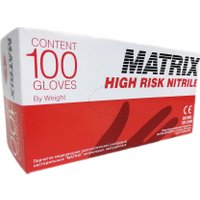 Нитриловые перчатки Matrix High Risk (S, 100 шт, сверхпрочные)