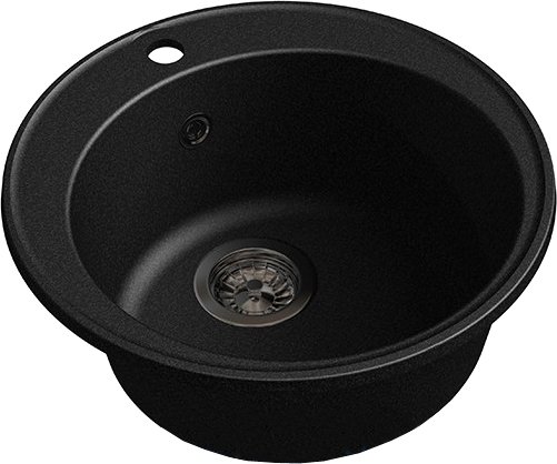 

Кухонная мойка GranFest QUARZ Z-08 (черный)