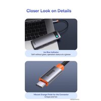 Док-станция Baseus StarJoy 8-Port Type-C HUB Adapter WKWG080213