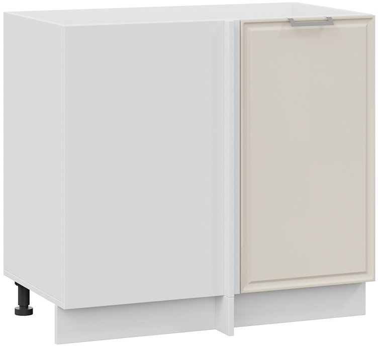 

Шкаф напольный Трия Белладжио 1Н9У (белый/софт панакота)