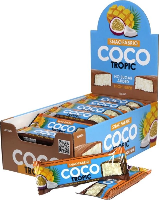 

Протеиновый батончик Snaq Fabriq Coco (40 г, кокос манго-маракуйя )
