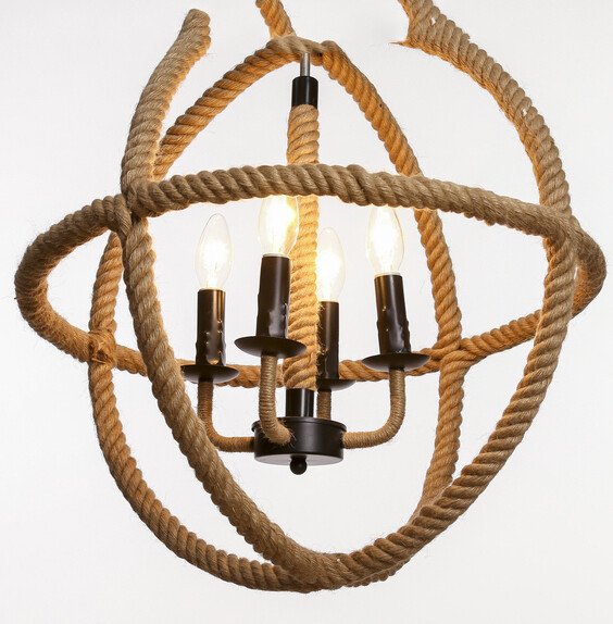 

Подвесная люстра BayerLux Плетение 3950790 (черный)