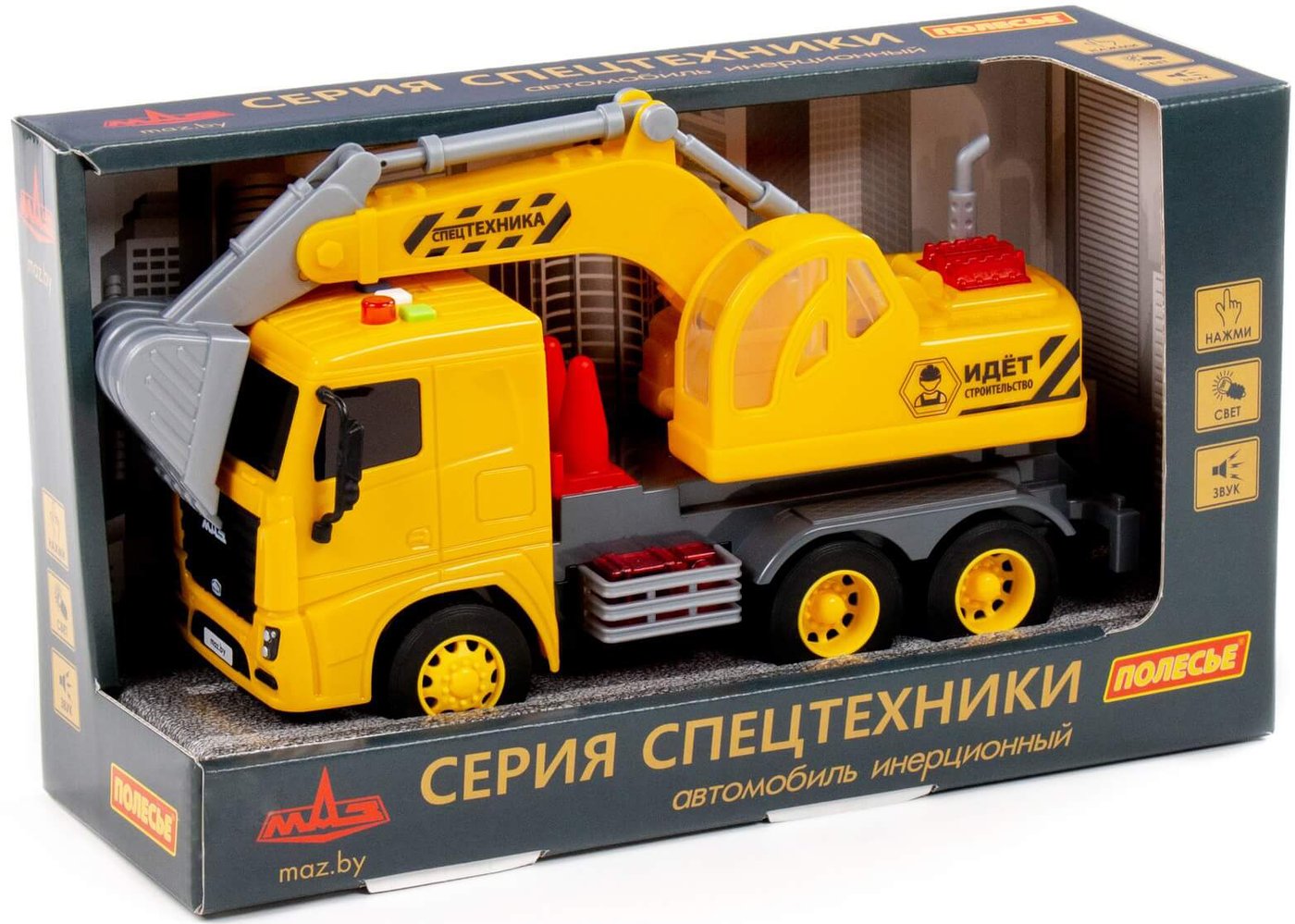 

Экскаватор Полесье МАЗ 94049