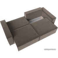 Диван Лига диванов Куба (велюр коричневый)