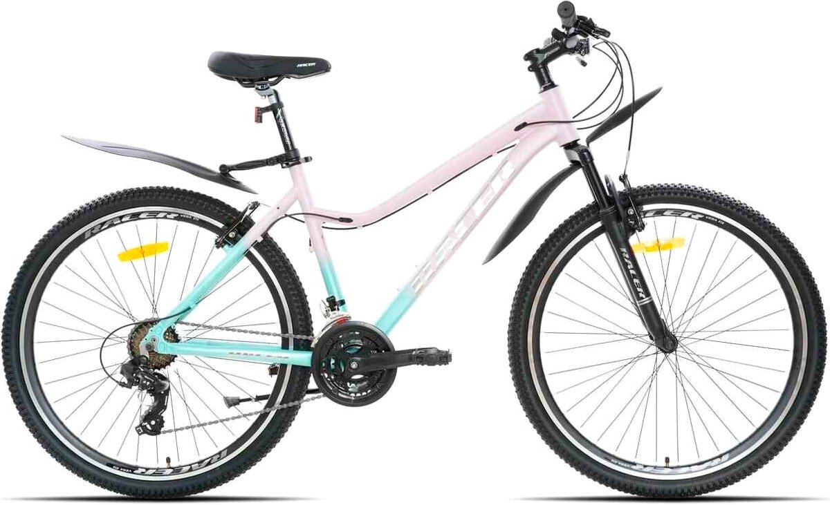 

Велосипед Racer Vega 27.5 р.16 2025 (светло-розовый/мятный)