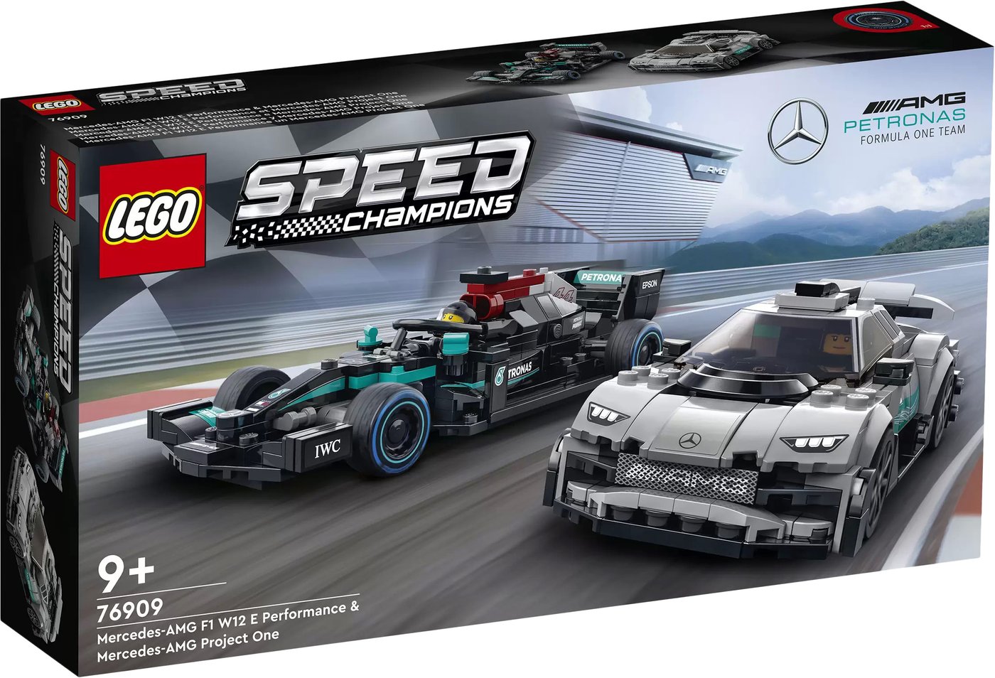 

Конструктор LEGO Speed Champions 76909 Mercedes-AMG F1 W12 E Perf. и Project One