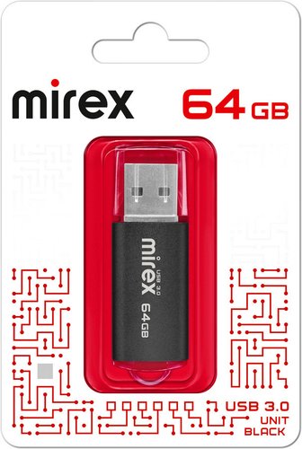 USB Flash Mirex Color Blade Unit 3.0 64GB 13600-FM3UBK64
