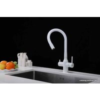 Смеситель Paulmark Salix Sa213419-431 (белый матовый)