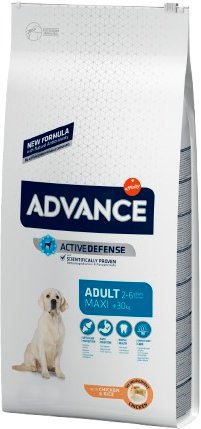 

Сухой корм для собак Advance Maxi Adult с курицей и рисом 14 кг