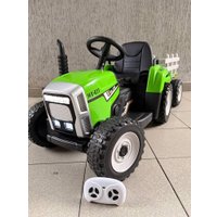 Электротрактор Baby Driver Трактор с прицепом R111 (зеленый)