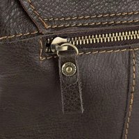 Мужская сумка Poshete 196-1260-6-DBW (коричневый)