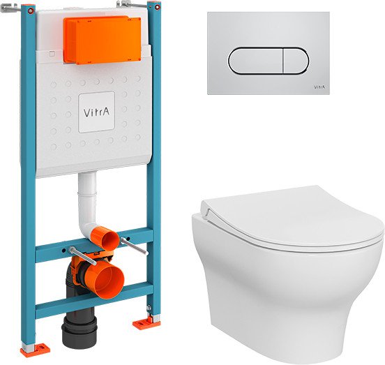 

Унитаз подвесной Vitra Zentrum Round 9879B003-7200