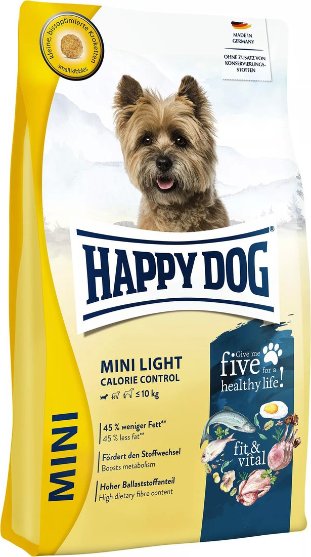 

Сухой корм для собак Happy Dog Mini Light Fit & Vital 4 кг