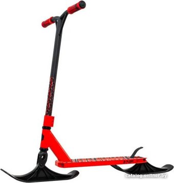 Самокат на лыжах Plank Triton P20-TRI100R+SKI (красный)