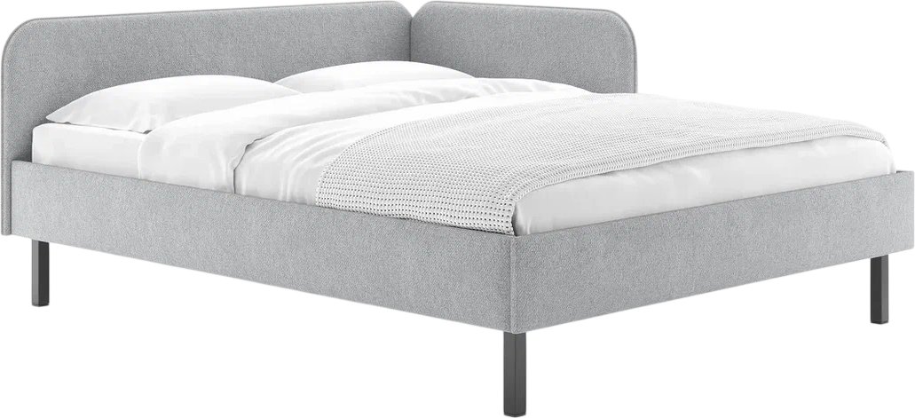 

Кровать Сонум Юта 160x200 (рогожка пепельный)