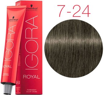 Крем-краска для волос Schwarzkopf Professional Igora Royal Permanent Color Creme 7-24 60 мл