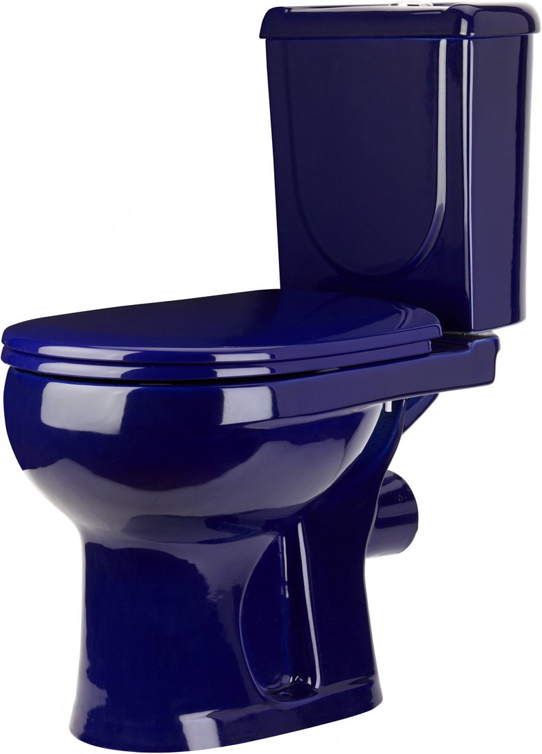 

Унитаз напольный Оскольская керамика Ирида (синий)