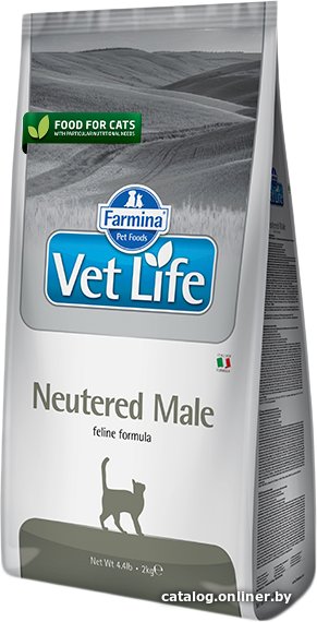 Сухой корм для кошек Farmina Vet Life Neutered Male 2 кг