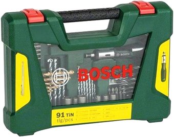 Набор оснастки для электроинструмента Bosch 2607017311 (91 предмет)