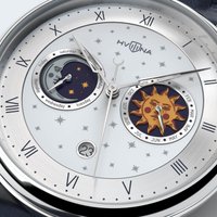 Наручные часы HVILINA Star Chronicle Mechanical Silver Night