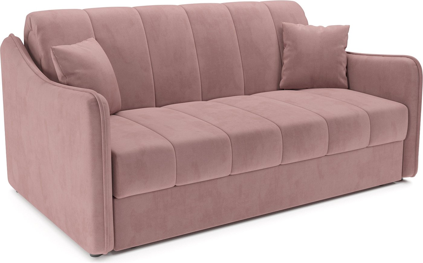 

Диван Мебель-АРС аккордеон Давос НПБ 180x200 см M2-115-6 (велюр пудра НВ-178/18)