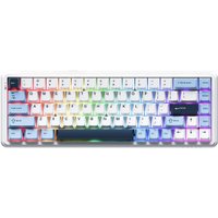 Клавиатура Ajazz AK680 Max (белый/голубой/темно-синий)