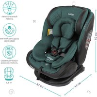 Детское автокресло Indigo Aero Isofix ST-3 (зеленый)