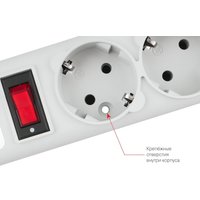 Сетевой фильтр Power Cube 5 розеток, серый, 1.9 м (SPG-B-6)