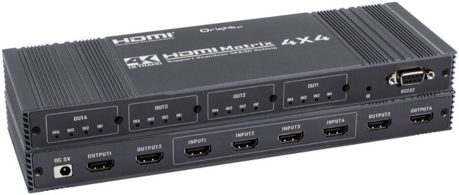 

Переключатель USBTOP 4x4 HDMI v2.0b - 4K 60Гц 559661