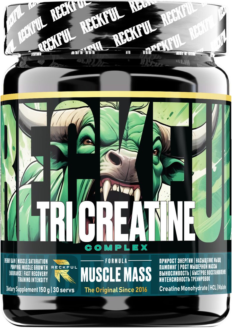 

Комплекс Reckful Tri-creatine (150г)