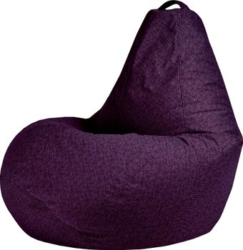 Кресло-мешок Мама рада! Elegant с двойным чехлом (рогожка, фиолент, XXL, smart balls)
