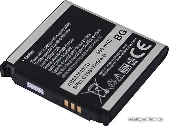 Аккумулятор для телефона Копия Samsung F330, G400, J400, S3600 (AB533640C)