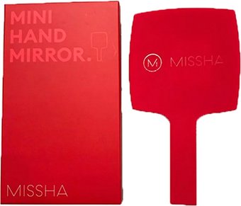 Косметическое зеркало Missha Red Mini Hand Mirror