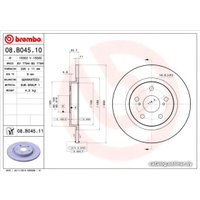  Brembo 08B04510